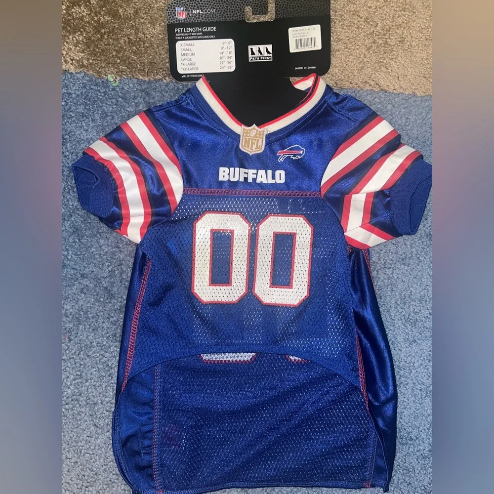 *BRAND NEW 🆕/ UNUSED* Buffalo Bills Large Pet Jersey